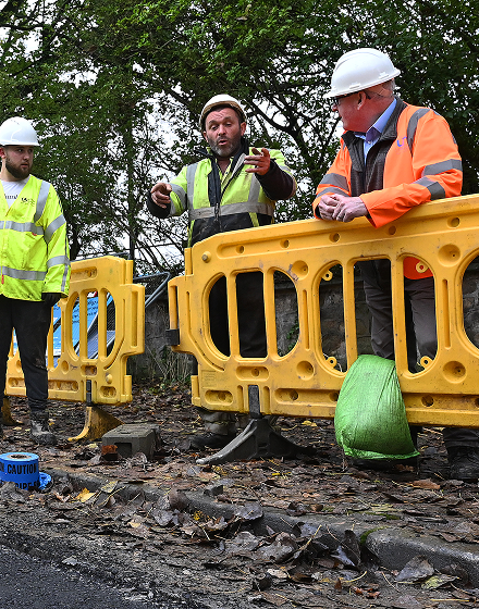 United Networks Group engineer work on the road